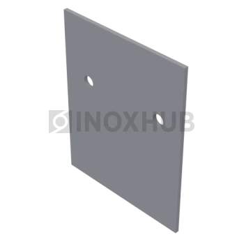 Торцевая заглушка на профиль 44Т, под стекло 12 мм, не анодированный алюминий Торцевая заглушка на профиль 44Т, под стекло 12 мм, не анодированный алюминий