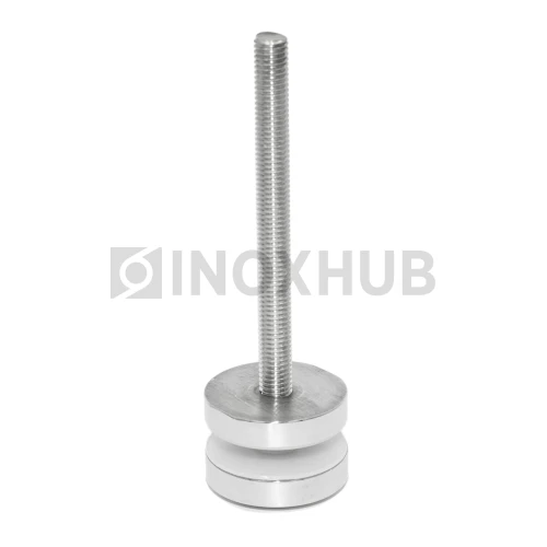 Точечный стеклодержатель, стекло 6.0-30.0 мм, М12, AISI 304, GRIT 320