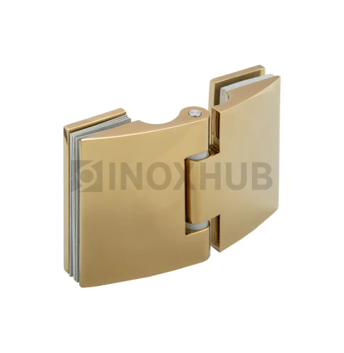 Петля (512 Gold) стекло-стекло, открывание наружу, под Золото Петля (512 Gold) стекло-стекло, открывание наружу, под Золото