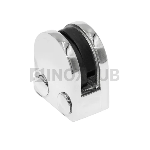 Стеклодержатель литой на плоскость, стекло 8.0 мм, AISI 316, GRIT 600