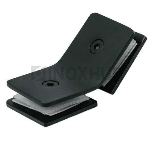 Коннектор (736 BLC) стекло-стекло 135°, Черный мат Коннектор (736 BLC) стекло-стекло 135°, Черный мат