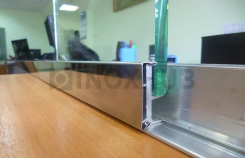 Комплект крышек (44К-3000 Al) профиль 44, L=3000мм (2 шт), не анодированный алюминий