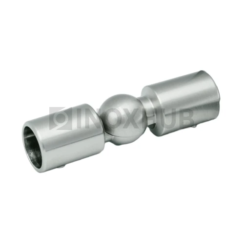 Соединитель штанги (915 SC) произвольный угол, штанга Ø19 мм, матовый хром