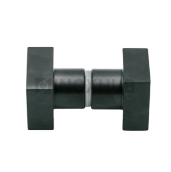 Кноб квадратный (684 BLC), стекло 6.0-12.0 мм, Черный мат Кноб квадратный (684 BLC), стекло 6.0-12.0 мм, Черный мат