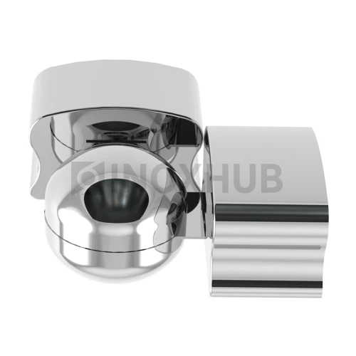 Поворот шаровой для пластикового фигурного поручня, AISI 304, GRIT 600 Поворот шаровой для пластикового фигурного поручня, AISI 304, GRIT 600