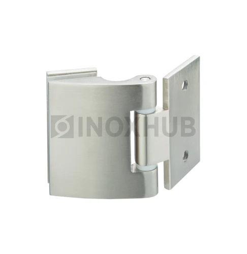 Петля (513 SC) стена-стекло, открывание наружу, матовый хром