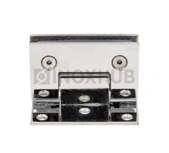 Петля (305 PSS) стена-стекло (без фаски) одностороннее крепление, нерж. сталь полированная Петля (305 PSS) стена-стекло (без фаски) одностороннее крепление, нерж. сталь полированная