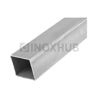 Профильная труба AISI 304, 50×50×1.35×6000 мм, GRIT 600