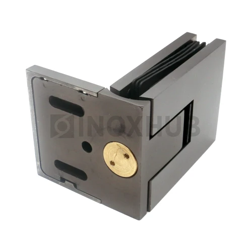 Петля (521 GM) стена-стекло 180°, нерж. сталь, антрацит