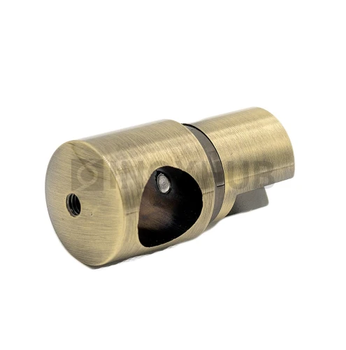 Держатель стекла (914 Bronze) сквозной, штанга Ø19 мм, под Бронзу