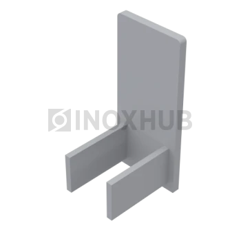 Заглушка для П швеллер 24, пластик серый