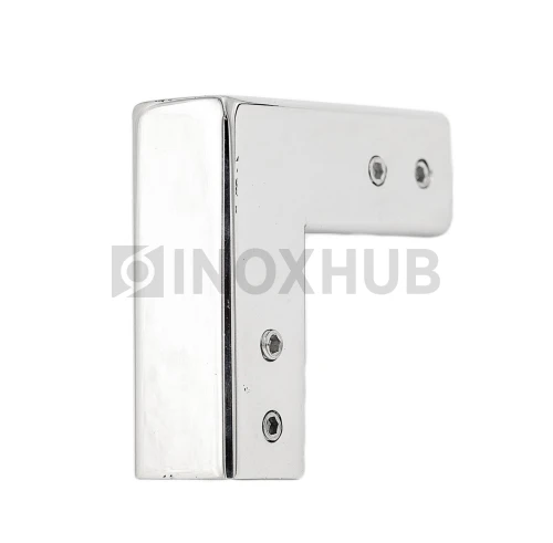 Держатель штанги (D309 PSS) 90°, штанга 15×15 мм, нерж. сталь полированная Держатель штанги (D309 PSS) 90°, штанга 15×15 мм, нерж. сталь полированная