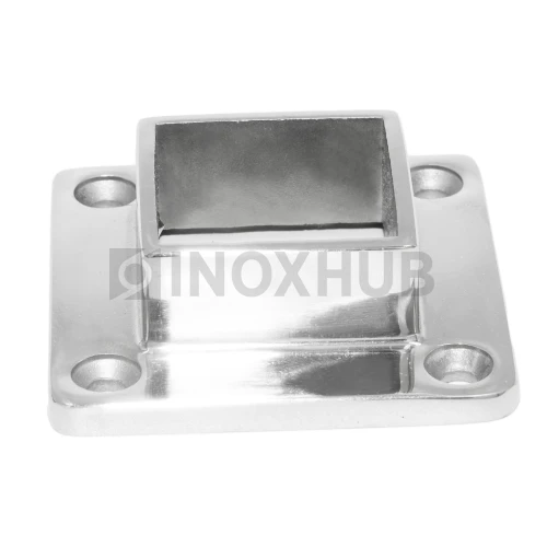 Фланец настенный литой, 40.0×40.0 мм, AISI 304, GRIT 600 Фланец настенный литой, 40.0×40.0 мм, AISI 304, GRIT 600