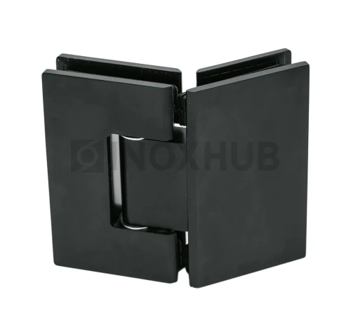 Петля (302 BLC) стекло-стекло 135°, нерж. сталь Черный мат Петля (302 BLC) стекло-стекло 135°, нерж. сталь Черный мат