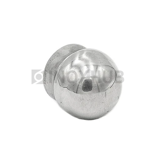 Заглушка сферическая со вставкой, Ø16.0 мм, AISI 304, GRIT 600 Заглушка сферическая со вставкой, Ø16.0 мм, AISI 304, GRIT 600