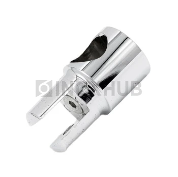 Держатель стекла (914А PC) торцевой, штанга Ø19 мм, полированный хром