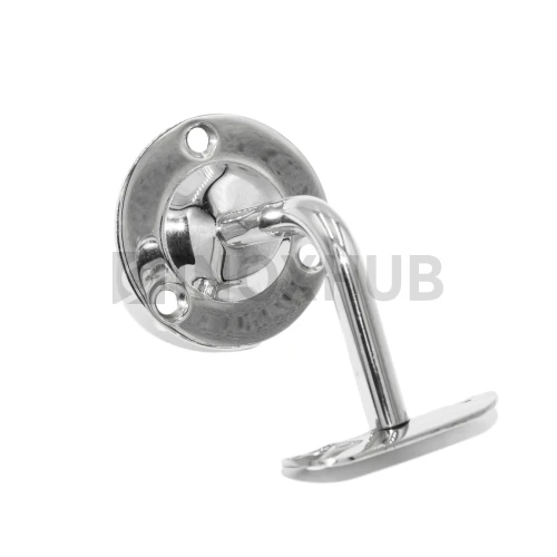 Крепление пристенного поручня с ложементом (Ø50.8), AISI 304, GRIT 600