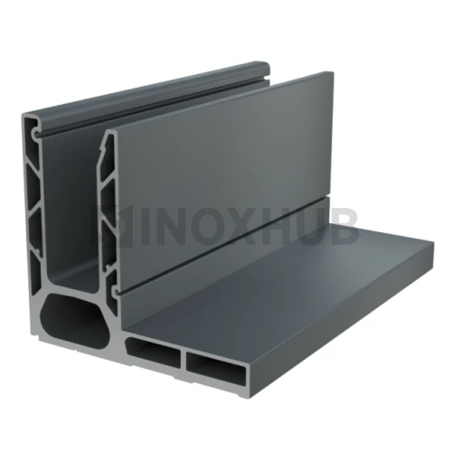 Профиль 120 БАЗА комплект, 134.0×120.0×6000 мм, Анодированный алюминий