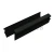 Уплотнитель для П швеллер 22 и П швеллер 24, стекло 10.0 мм, черный Уплотнитель для П швеллер 22 и П швеллер 24, стекло 10.0 мм, черный