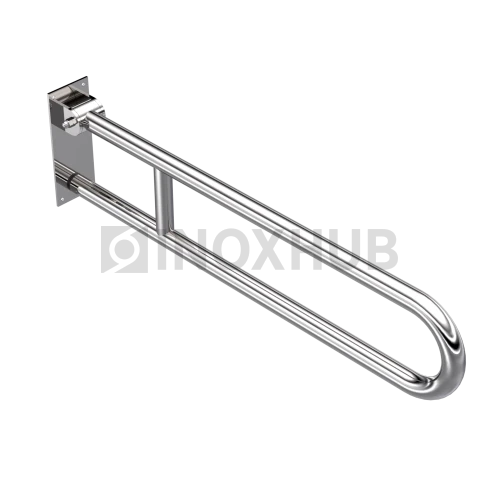 Поручень двойной откидной, Ø32 мм, AISI 304, GRIT 600