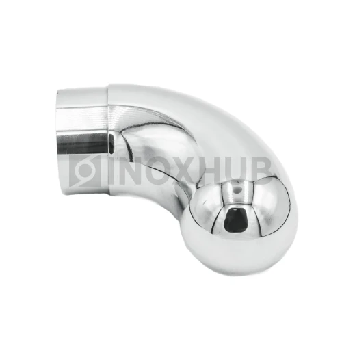 Отвод оконечный капля, Ø50.8×1.5 мм, AISI 304, GRIT 600