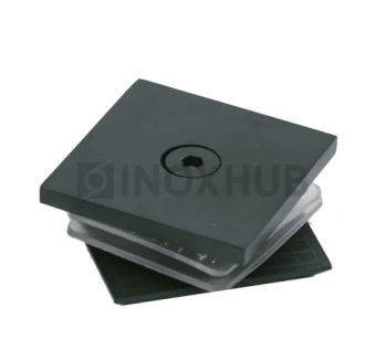 Коннектор (721 BLC) стекло-стена, Черный мат