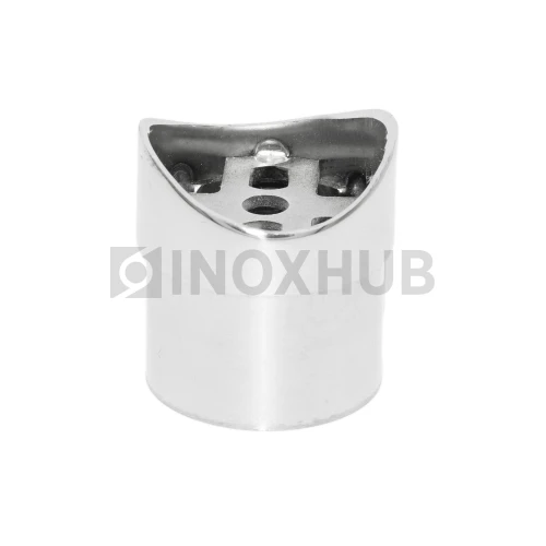 Наконечник седловина, Ø38.1×Ø50.8 мм, AISI 304, GRIT 600