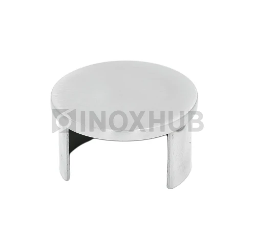 Заглушка для поручня с пазом, Ø42.4 мм, AISI 304, GRIT 320