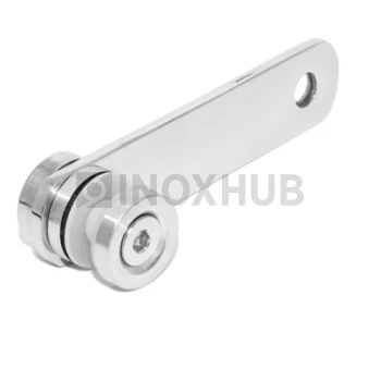 Стеклодержатель пластина оконечный, стекло 6.0-18.0 мм, AISI 316, GRIT 600 Стеклодержатель пластина оконечный, стекло 6.0-18.0 мм, AISI 316, GRIT 600