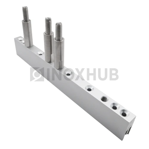 Кондуктор алюминиевый для монтажа козырька на алюминиевый фасад, 275 мм