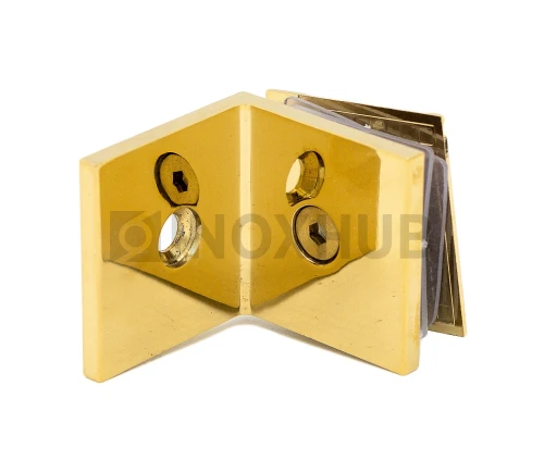 Коннектор L-обр. (722 Gold) стекло-стена, под Золото Коннектор L-обр. (722 Gold) стекло-стена, под Золото
