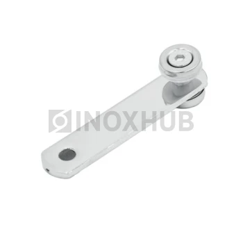 Стеклодержатель пластина оконечный м/о 85, стекло 6.0-18.0 мм, AISI 304, GRIT 600 Стеклодержатель пластина оконечный м/о 85, стекло 6.0-18.0 мм, AISI 304, GRIT 600