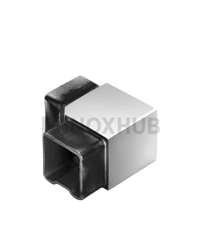Отвод литой со вставками, 40×40 мм, AISI 304, GRIT 600 Отвод литой со вставками, 40×40 мм, AISI 304, GRIT 600