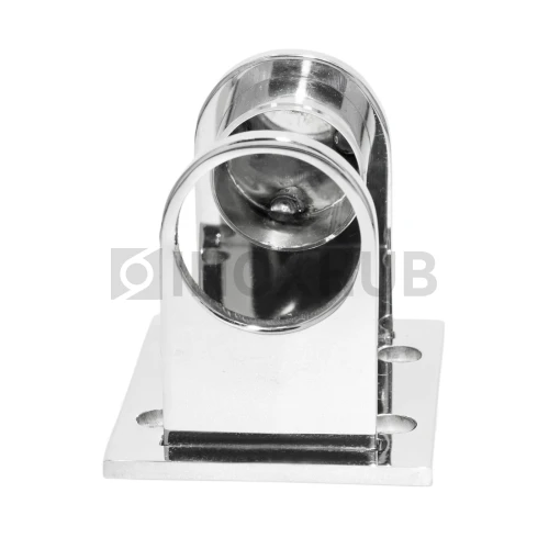 Пластина торцевого крепления стойки под сборку, Ø38.1 мм, AISI 304, GRIT 600 Пластина торцевого крепления стойки под сборку, Ø38.1 мм, AISI 304, GRIT 600