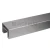 Труба с пазом 24×24 мм, профильная 40×40×1.5×6000 мм, AISI 304, ASTM A554, GRIT 600