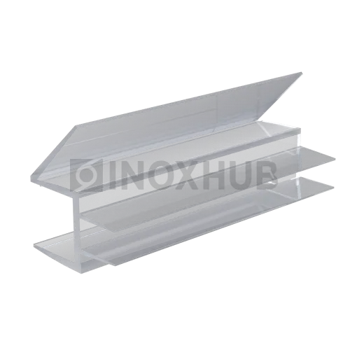 Профиль (206-10) нижний, L=2200, стекло 10.0 мм