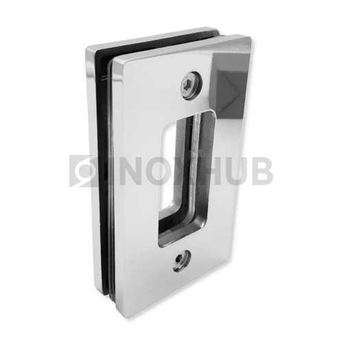 Ручка для раздвижной двери (066 PSS), 123×70 мм, стекло 8.0-12.0 мм, нерж. сталь полированная Ручка для раздвижной двери (066 PSS), 123×70 мм, стекло 8.0-12.0 мм, нерж. сталь полированная