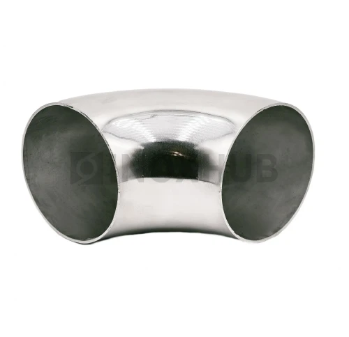 Отвод Ø101.6×2.0 мм, AISI 304, GRIT 600 Отвод Ø101.6×2.0 мм, AISI 304, GRIT 600