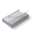 Профиль (206-8 CL) нижний, L=2200, стекло 8.0 мм, ПВХ прозрачный БЕЛЫЙ Профиль (206-8 CL) нижний, L=2200, стекло 8.0 мм, ПВХ прозрачный БЕЛЫЙ