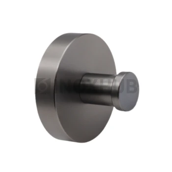 Крючок-полотенцесушитель для ванной, нерж сталь, антрацит