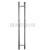 Ручка (633-1000 PSS) 32×825×1000 мм, стекло 8-12 мм, нерж. сталь полированная