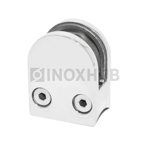 Стеклодержатель литой Ø38.1 мм, стекло 8.0 мм, AISI 316, GRIT 600