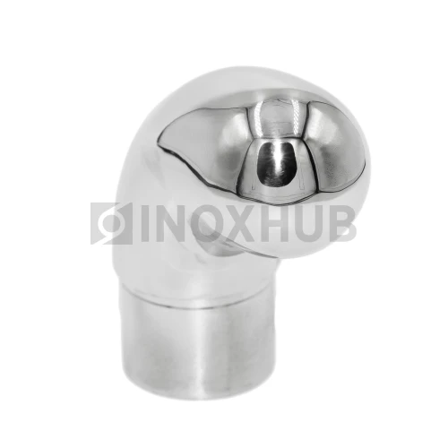 Отвод оконечный, Ø38.1×1.5 мм, AISI 304, GRIT 600