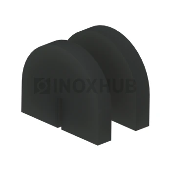 Уплотнительная резинка под Стеклодержатель (063 литой на плоскость), стекло 10.0 мм