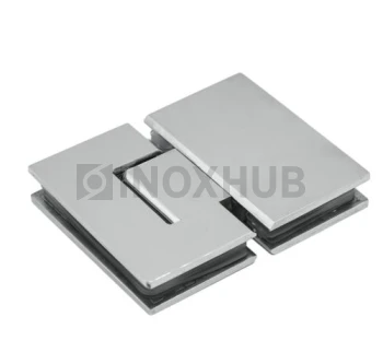 Петля (303 PSS) стекло-стекло 180° (без фаски), нерж. сталь полированная Петля (303 PSS) стекло-стекло 180° (без фаски), нерж. сталь полированная