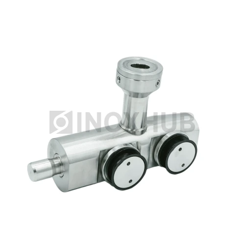 Фитинг (730 SSS) с осью стена-фрамуга под зенковку, нерж. сталь матовая Фитинг (730 SSS) с осью стена-фрамуга под зенковку, нерж. сталь матовая