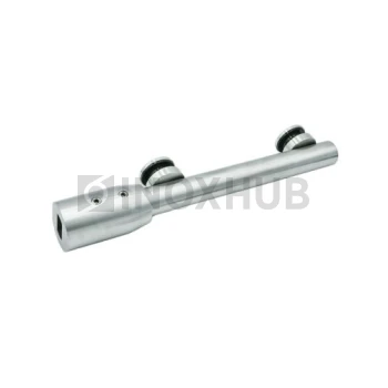 Петля нижняя (710а SSS) без зенковки, нерж. сталь матовая