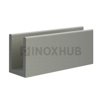 Профиль п-обр. (756-8-2200 al), 19×13 мм L=2200, стекло 8.0 мм, шлифованный алюминий Профиль п-обр. (756-8-2200 al), 19×13 мм L=2200, стекло 8.0 мм, шлифованный алюминий