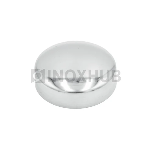 Заглушка внешняя штамп., Ø50.8 мм, AISI 304, GRIT 600