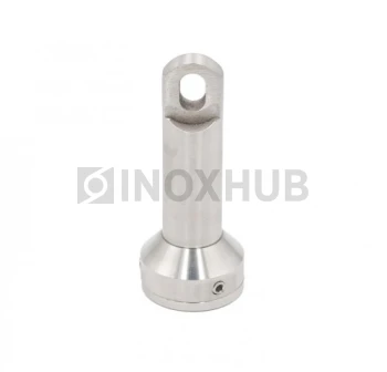 Крепление без стеклодержателя 75 мм (203-75 SSS), AISI 304, нерж. сталь матовая
